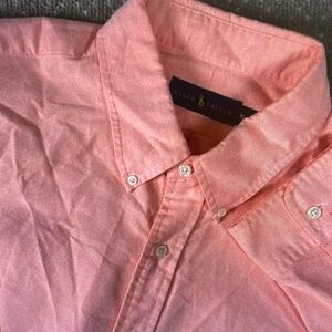 Ralph Lauren Men's Pink Button Down Shirt